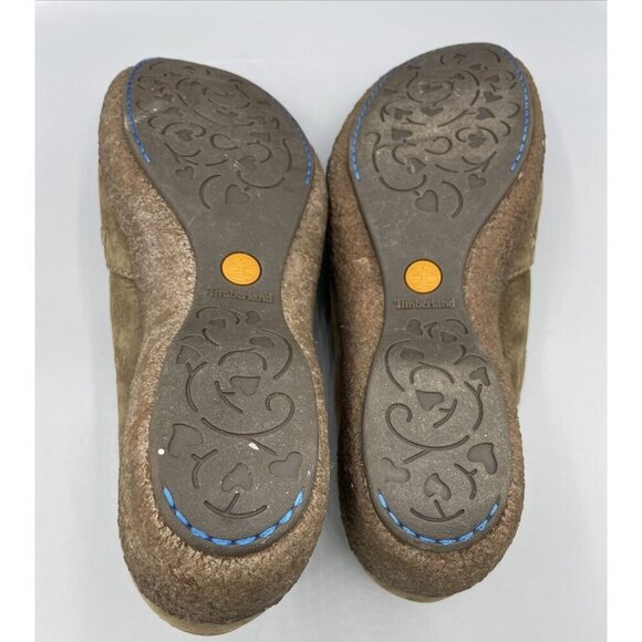 Timberland Comforia System Leather Mules Womens 10 M Slip On Comfort wedge - Picture 6 of 7